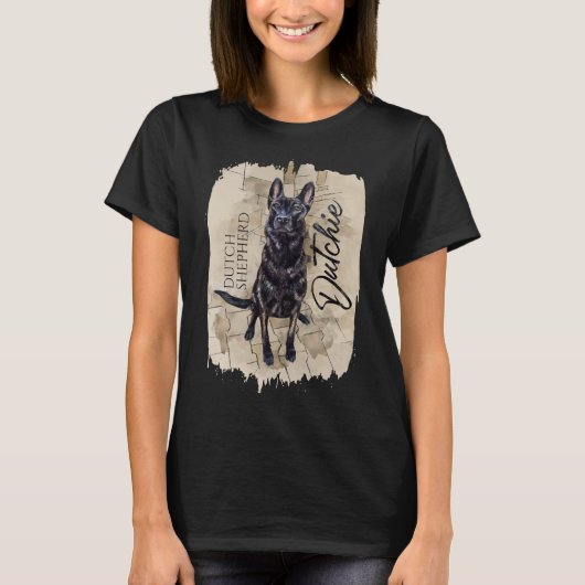 Dutch Shepherd - Nederlandse illustratie T-shirt (Voorkant)