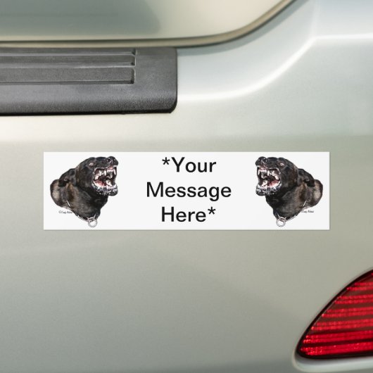 Dutch Shepherd Police Dog bumpersticker (Op auto)