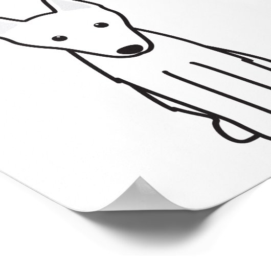 Dutch Shepherd Poster (Hoek)