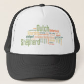 Dutch Shepherd Trucker Pet (Voorkant)
