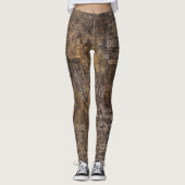 Dutch Shepherd - Woordkunst Patroon Leggings (Voorkant)