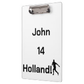 Dutch Soccer, aanpasbaar Klembord (Links)