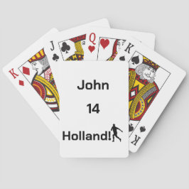 Dutch Soccer, aanpasbaar Pokerkaarten