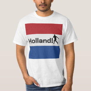 Dutch Soccer, aanpasbaar T-shirt