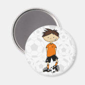 Dutch Soccer Boy Magnet (Voorkant / Achterkant)
