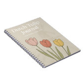Dutch Tulip Journal: Nature-Inspired Notebook Notitieboek (Rechterzijde)