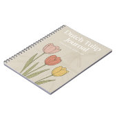 Dutch Tulip Journal: Nature-Inspired Notebook Notitieboek (Linkerzijde)