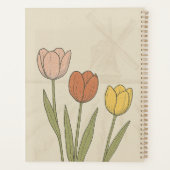 Dutch Tulip Journal: Nature-Inspired Notebook  Planner (Achterkant)