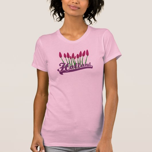 Dutch Tullips Twofer Sheer T-shirt (Voorkant)