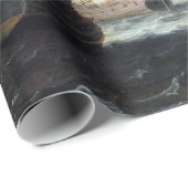 Dutch verzendt in een levendige bries cadeaupapier (Rol Hoek)