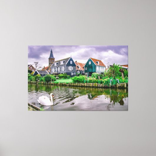 Dutch Village Marken Canvas Afdruk (Voorkant)