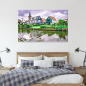 Dutch Village Marken Canvas Afdruk (Insitu (Slaapkamer))