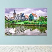 Dutch Village Marken Canvas Afdruk (Insitu (Houten vloer))