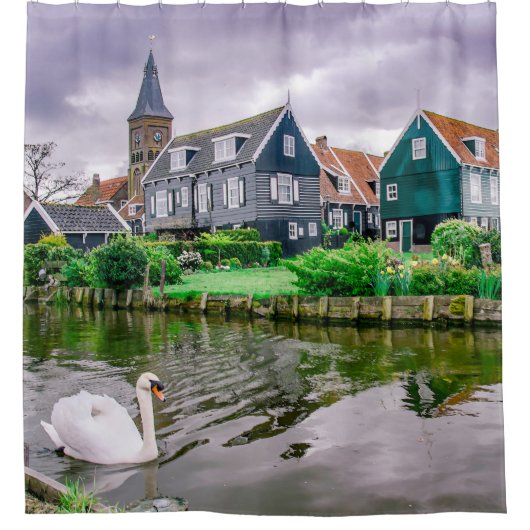 Dutch Village Marken Douchegordijn (Voorkant)