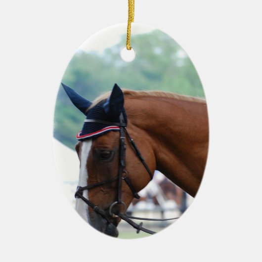 Dutch Warmblood Horse Ornament (Voorkant)