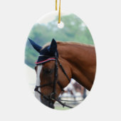 Dutch Warmblood Horse Ornament (Achterkant)