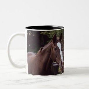 Dutch Warmblood Horse - Tina Tweekleurige Koffiemok