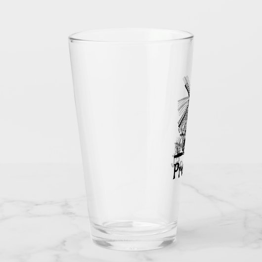 Dutch Windmill Design Glas (Rechts)