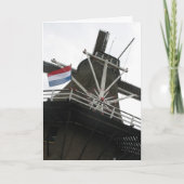 Dutch Windmill Greetings/ Nota Kaart (Voorkant)