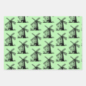 Dutch Windmills Design Inpakpapier Vel (Voorkant)