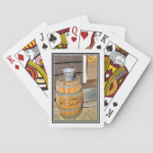 Dutch Zaanse Schans Spice Warehouse Barrel Pokerkaarten (Achterkant)