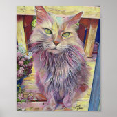 Dutchess Halas Boerderij Cat Poster (Voorkant)