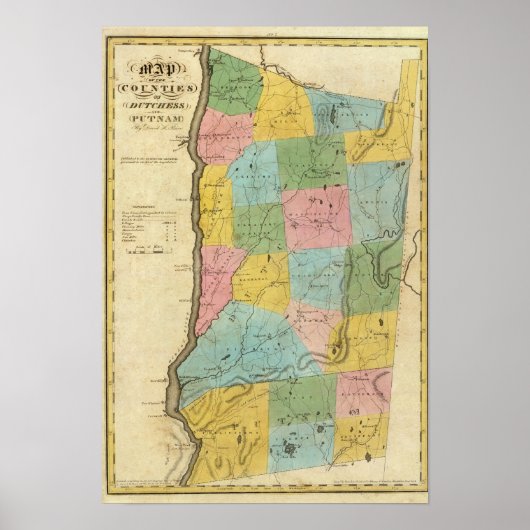Dutchess, provincie Putnam Poster (Voorkant)