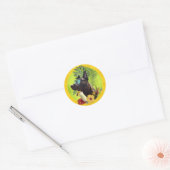 Dutchie Tropische Zomervibes Ronde Sticker (Envelop)