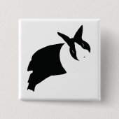 DUTCHIE VIERKANTE BUTTON 5,1 CM (Voorkant)