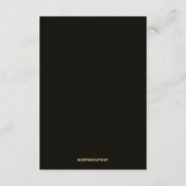 Dutchman's Pipe Cactus Flower Design Informatiekaartje (Achterkant)