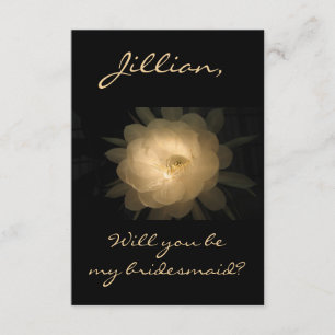 Dutchman's Pipe Cactus Flower Design Informatiekaartje