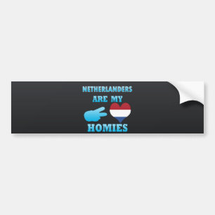 Dutchs zijn mijn huizen bumpersticker