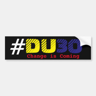 Duterte DU30 2016 Auto-Bumpersticker Bumpersticker