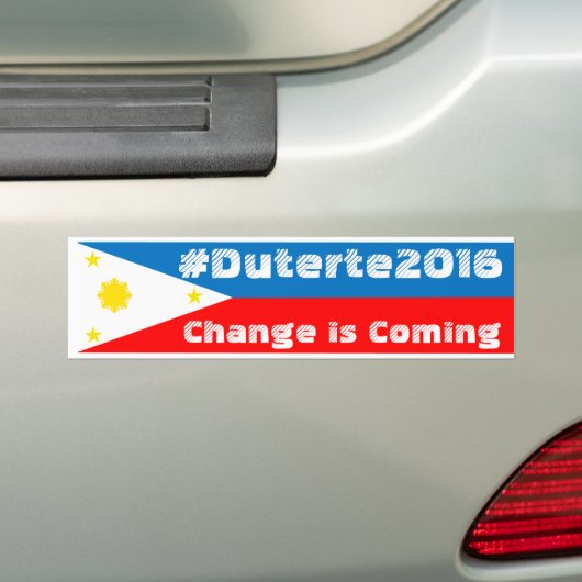 Duterte DU30-bumpersticker Bumpersticker (Op auto)