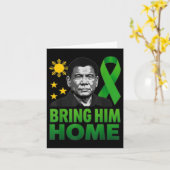 Duterte Prrd voor de Filippijnen Kaart (Gele Bloem)
