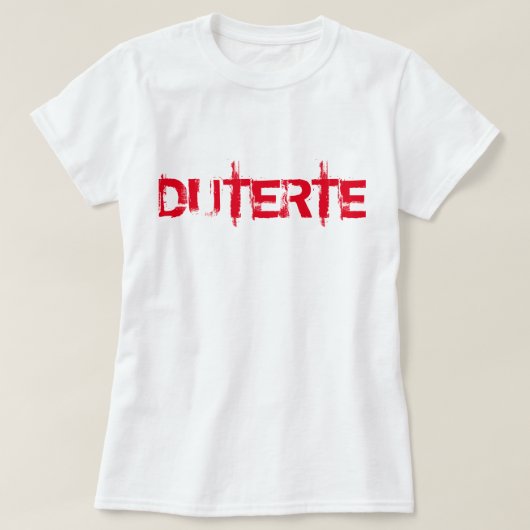 DUTERTE SHIRT (Design voorkant)