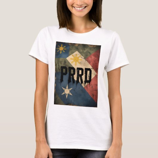 Duterte steun Pinay antikoloniale T-shirt (Voorkant)