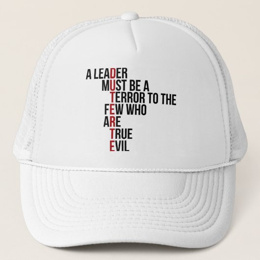 Duterte Trucker Pet (Voorkant)