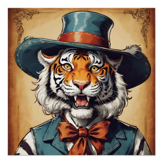 Dutton De Tijger Perfect Poster (Voorkant)