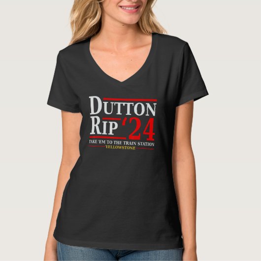 Dutton Rip 24 brengt hem naar het treinstation D T-shirt (Voorkant)