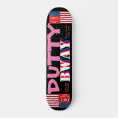 DUTTY BWAY JMT 7 3/4" Skateboard Deck (Voorkant)