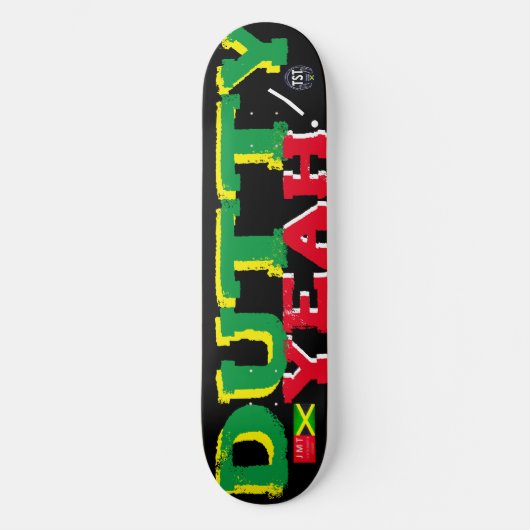 DUTTY JA JMT 8 1/2"Skateboarddek Persoonlijk Skateboard (Voorkant)