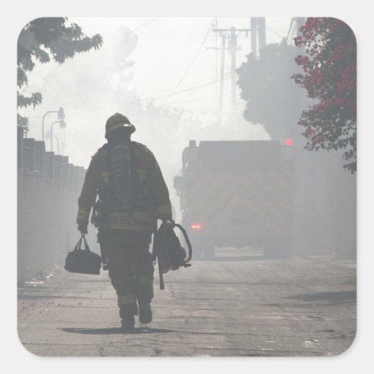 Duty Calls Square Sticker (Voorkant)