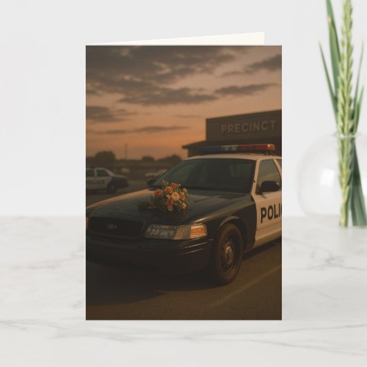 "Duty Done, Rest Earned" Sympathy Kaart (Voorkant)