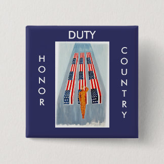 Duty Honor Country Troops Button