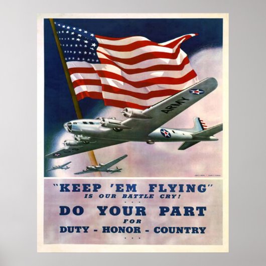 Duty Honor Land Poster (Voorkant)