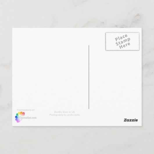 Duur deur briefkaart (Achterkant)