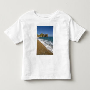 Duur deur, Lulworth Cove, Jurassic Coast, 2 Kinder Shirts