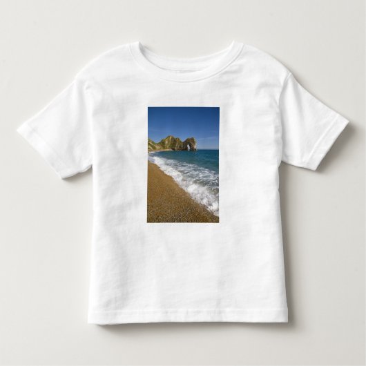 Duur deur, Lulworth Cove, Jurassic Coast, 2 Kinder Shirts (Voorkant)