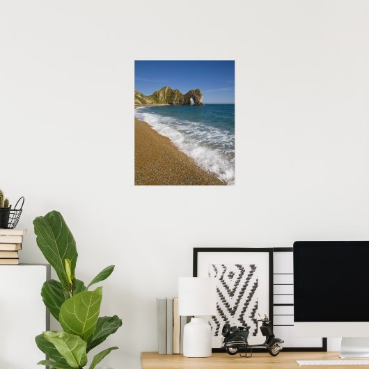Duur deur, Lulworth Cove, Jurassic Coast, 2 Poster (Thuiskantoor)